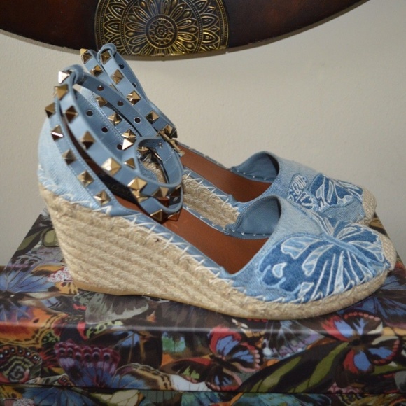 valentino denim espadrilles